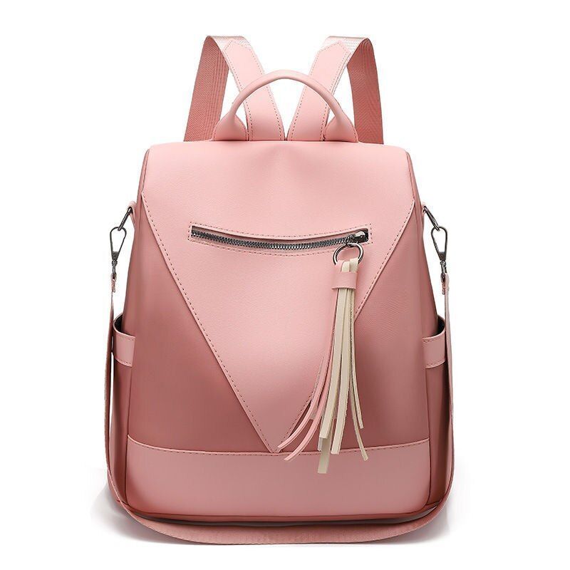 Women Business Backpacks Synthetic Leather School Bags - Thumbnail 5