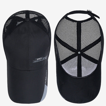 Visor Sun Hat Quick Dry Mesh Classic Baseball Cap Outdoor Golf Breathable Hat