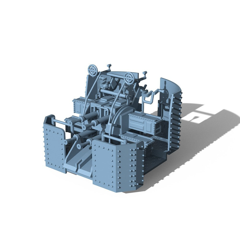 Yao's Studio LY200018A 1/200 British Navy 2pdr Pompom Gun Flat angle With Shield