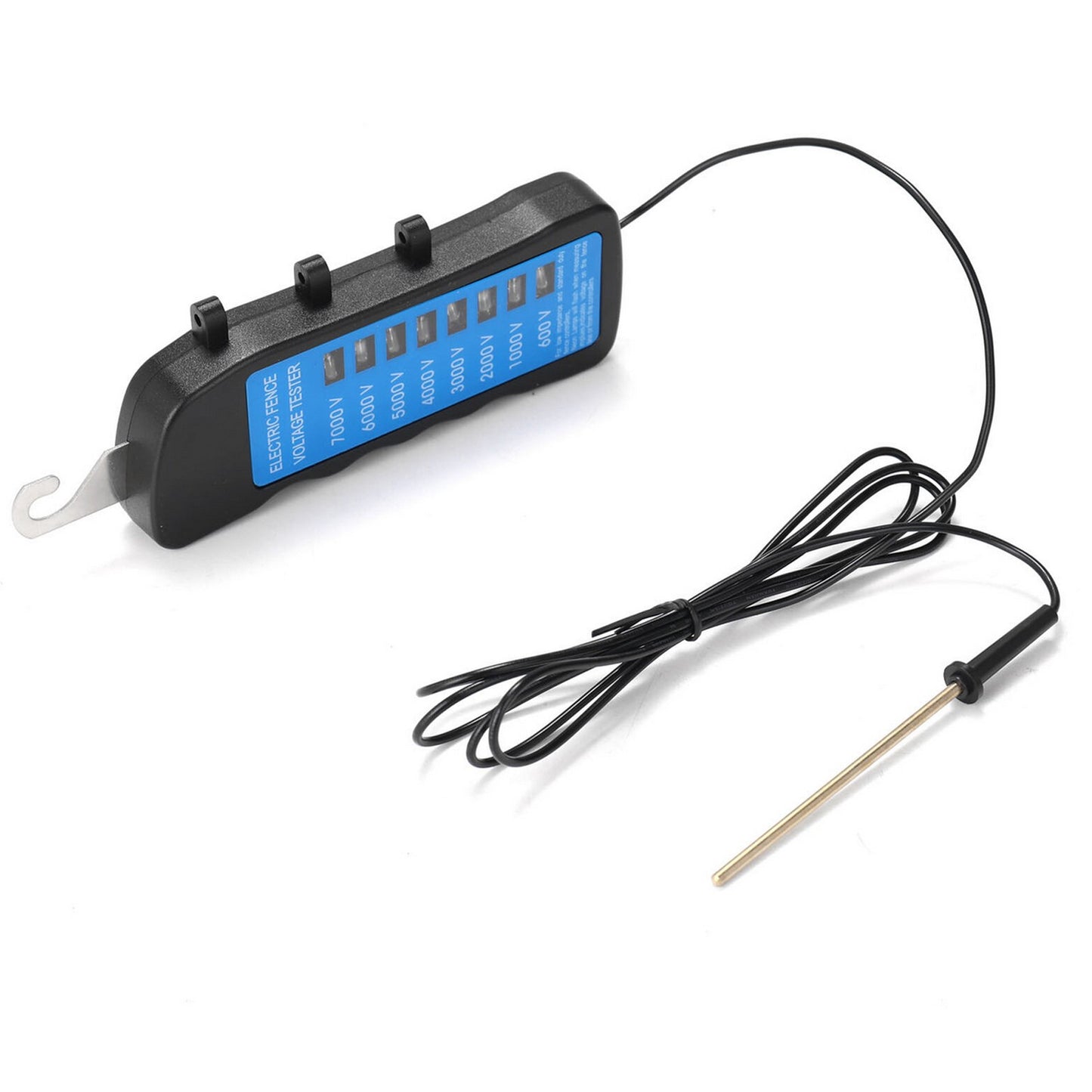 600V-7KV Garden Electric Fence Tester With 8 Indicator Light Voltmeter Device
