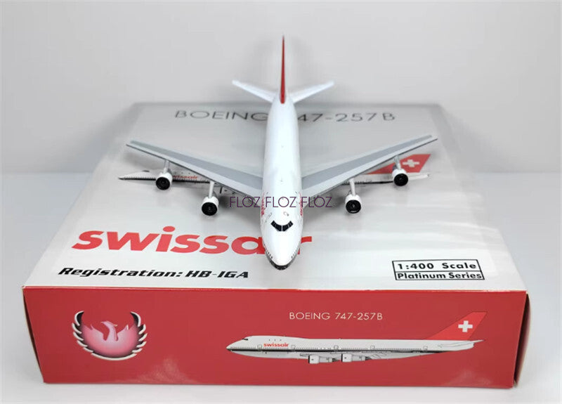 Phoenix Swissair for Boeing B747-200 HB-IGA 1/400 Aircraft Pre-built Model