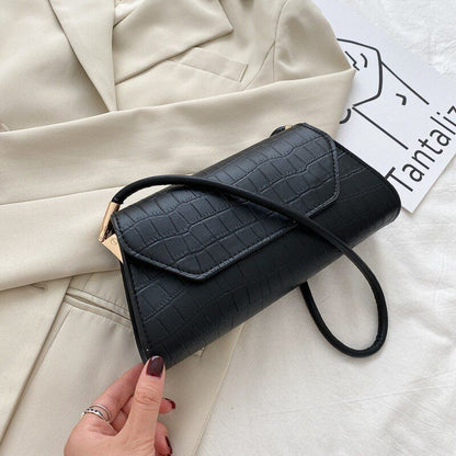 Retro Handbag Synthetic Leather Shoulder Totes Bag Portable Underarm Purse Bags