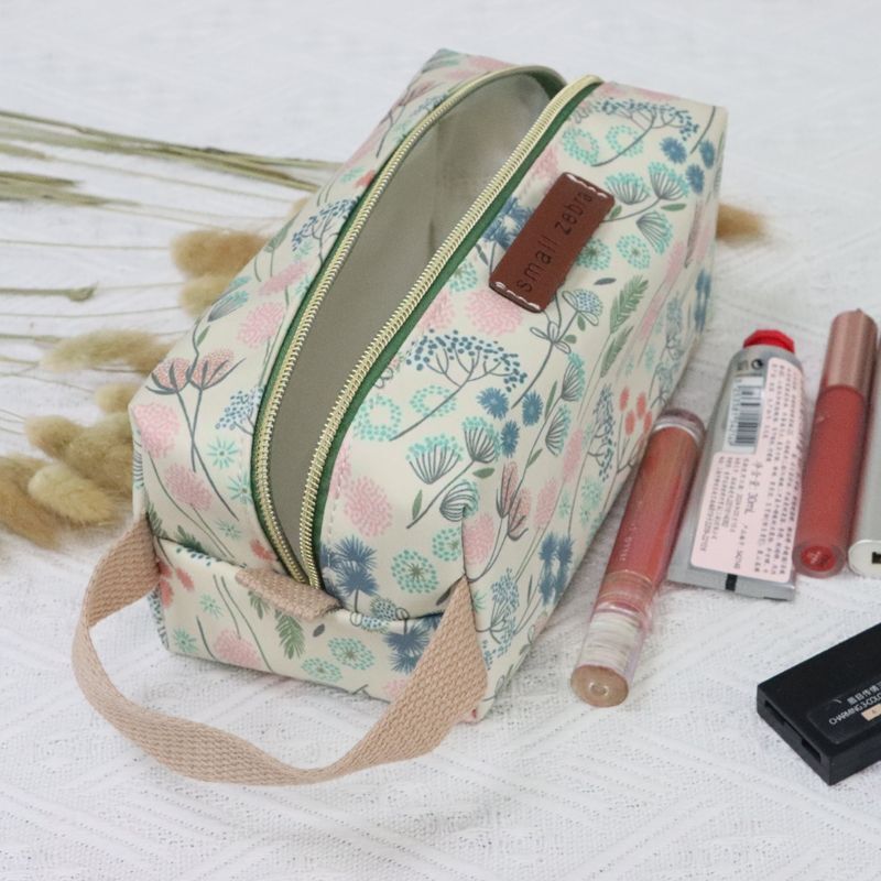 Travel Phone Bag Cosmetics Lipstick Storage Purse Large Canvas Bags Blue Purse