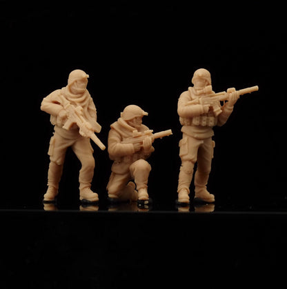 Modern Mercenary PMC Team of 6 Soldiers 1/72/48/35/87/100/144