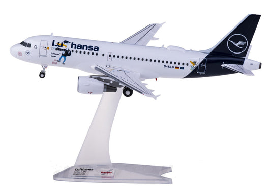 1:200 Herpa Lufthansa AIRBUS A319 Passenger Airplane ABS Plastic Aircraft Model