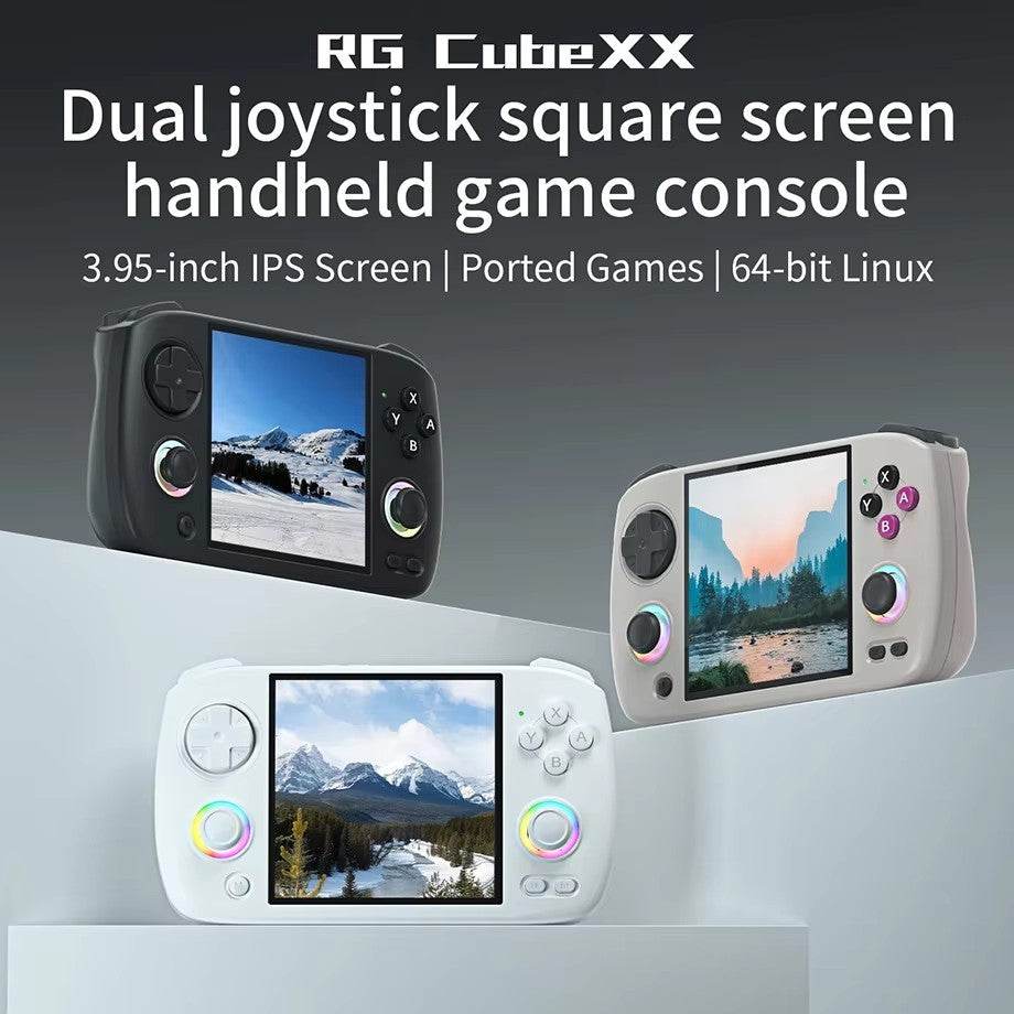 3.95' ANBERNIC RG CubeXX Handheld Game Console - GLADIATOR 32GB-256GB 3800mAh