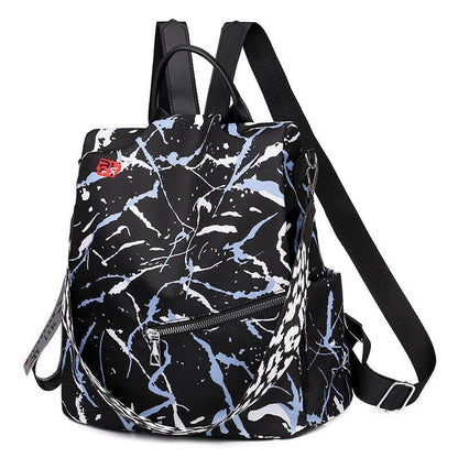 Embroidery Waterproof Oxford Backpack Anti-theft School Bag High Quality Large