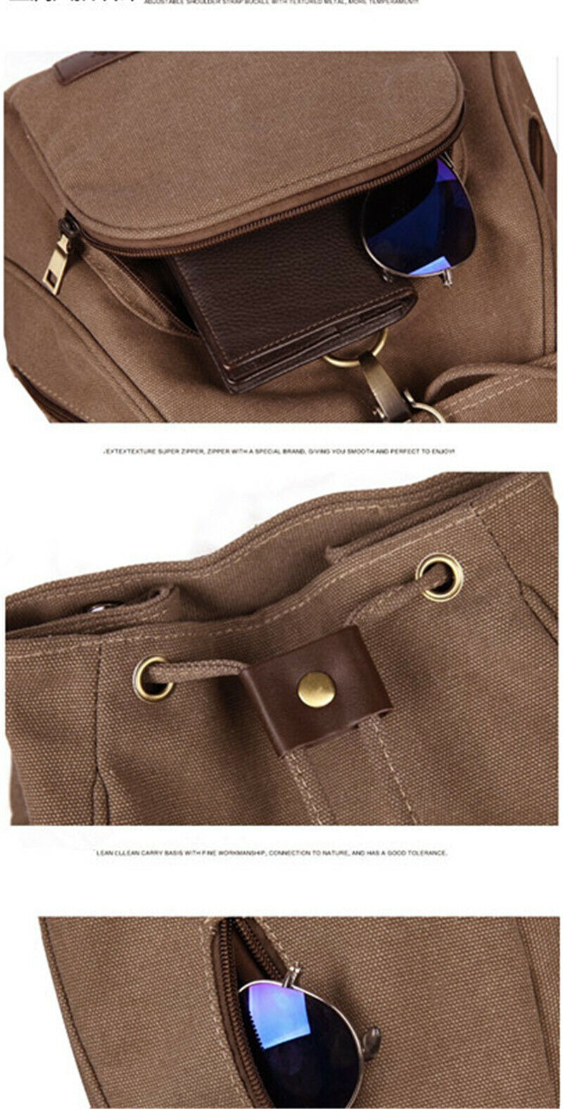 Student Laptop Bag Girl Trip Outdoor Female Women's Canvas Backpack School Lady