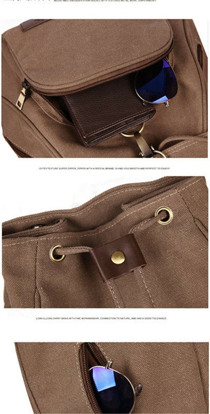 Student Laptop Bag Girl Trip Outdoor Female Women's Canvas Backpack School Lady