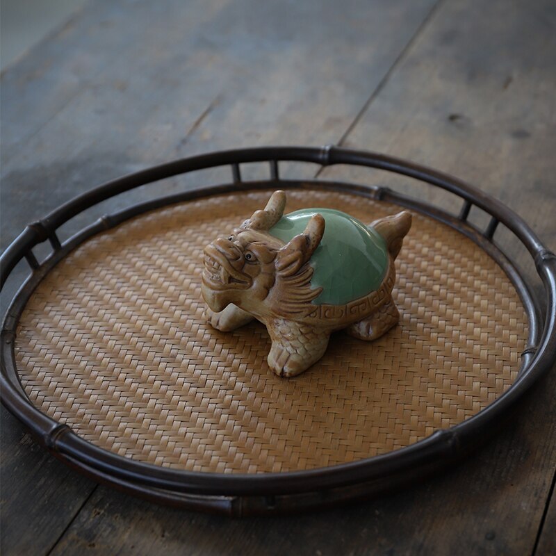 Ceramic Tea Pets Chinese Dragon Tea Play Crafts Chinese Tea Set Decoration