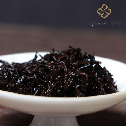 357g Ripe Pu'er Tea Cake Yunnan Laobanzhang Kunlushan Ancient Tree Aged Tea