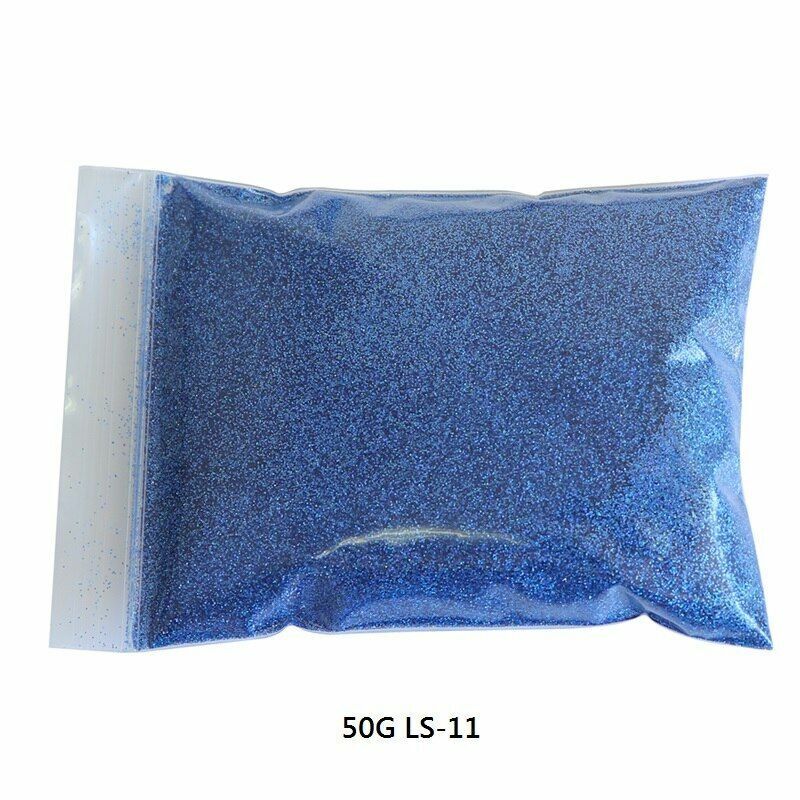50G/Bag Holographic Glitter Nail Art Decoration Powder Pigment Laser Dust Sequin