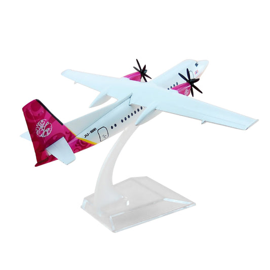 1/400 16cm Aircraft Mongolia Hunnu Fokker F50 FK-50 Alloy Plane Model Collection