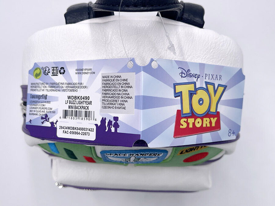 Loungefly Bag Mini Backpack Buzz Lightyear Toy Story Disney Pixar Space Rangers