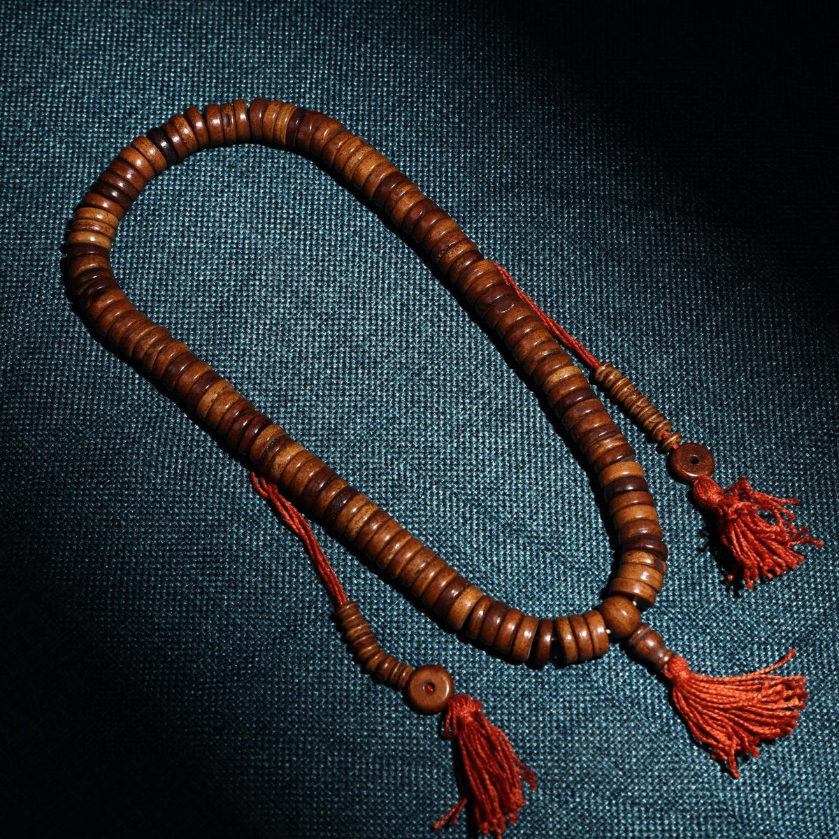 Tibetan 108 Beads Mala Bracelet 10mm Buddhist Prayer Bead Necklace Vintage