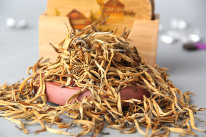 New Chinese Yunnan Black Tea Fengqing Dian Hong Golden Buds Dianhong 250g