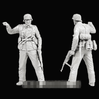 1/35 Resin figure model WW II German Soldiers 5 man Unassembled Unpainted