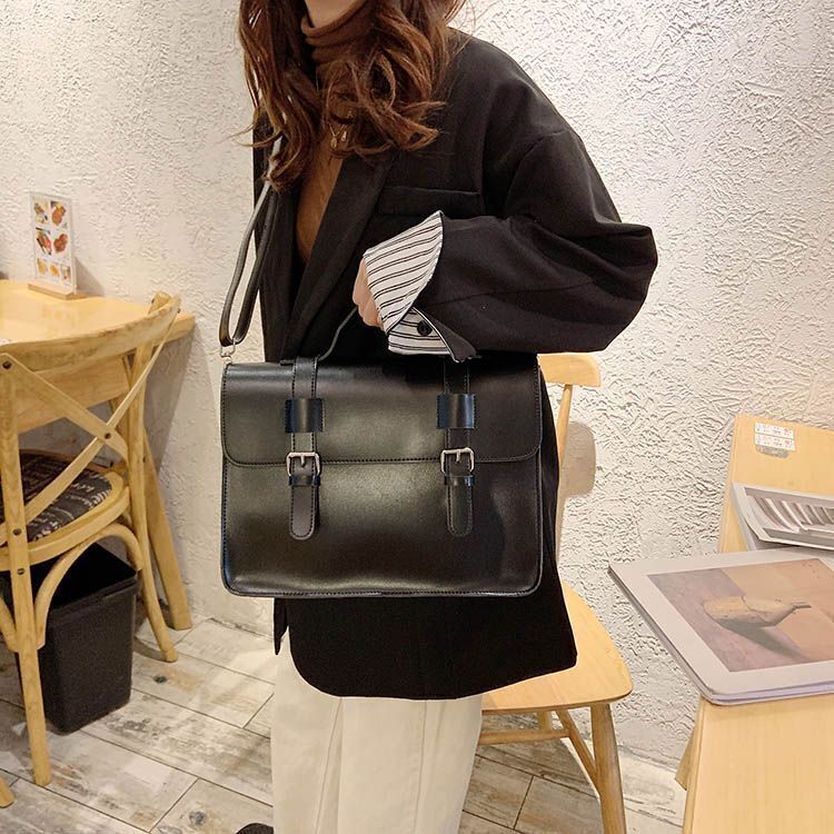Luxury Women Crossbody Bag Fashion Shoulder Bag Big Buckle Messenger Bag Handbag