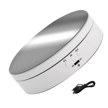 360° Motorized Rotating Display Stand Collectibles Photography Show Holder