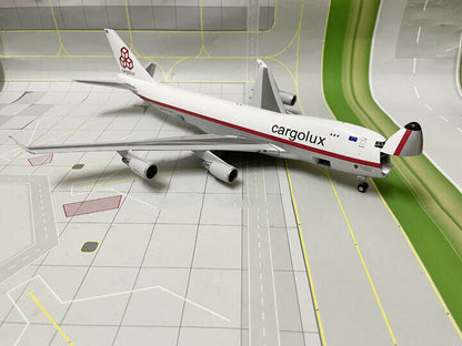 1:200 35CM JC Wings Cargolux BOEING 747-400F Airfreighter Diecast Aircraft Model