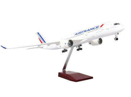 1:140 47CM AIR FRANCE AIRBUS A350 Passenger Airplane Landing Gear Resin Model