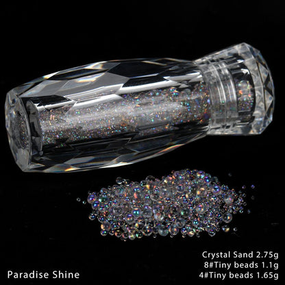 Nail Art Glitter Micro Crystal Pixie 3D Tiny Beads DIY Manicure Rhinestone Decor