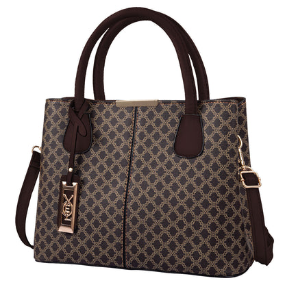 Women Tote Handbag Top Handle Satchel PU Leather Shoulder Messenger Bag Purse