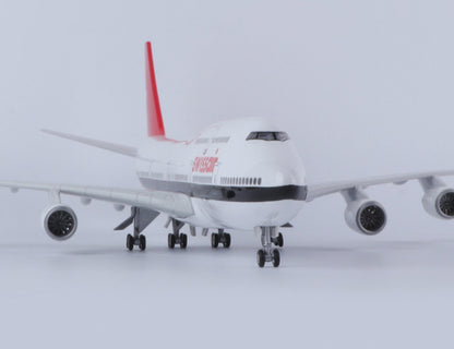 47CM 1:150 Swissair BOEING 747-400 Airplane Landing Gears Resin Aircraft Model