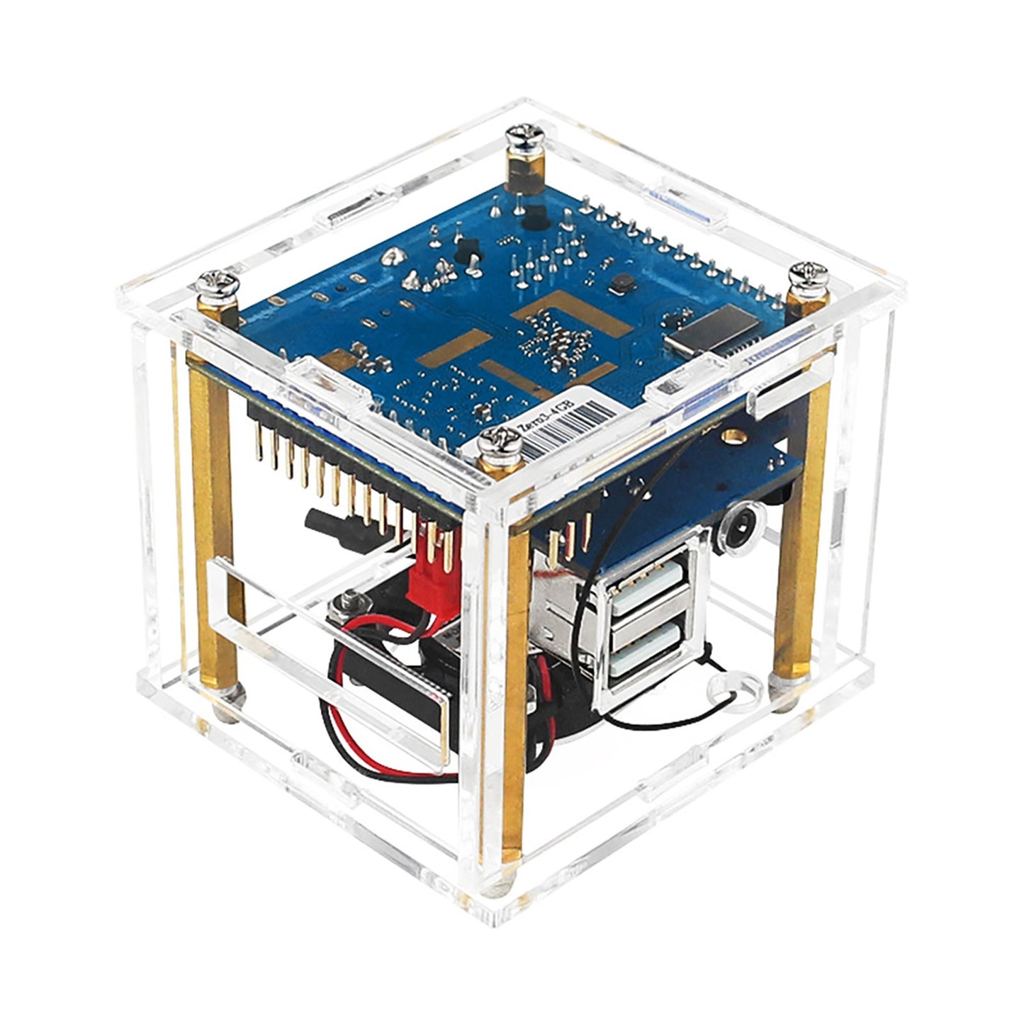 Acrylic Case Transparent Enclosure Clear Protective Case For Orange Pi Zero 3