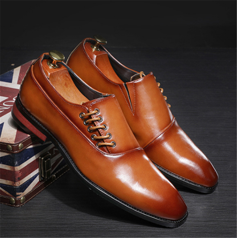 Mens Oxfords Casual Shoes Work Dress Business Square Toe Slip On Loafers Formal