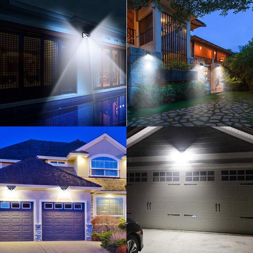 Lampara Super Brillante Luces LED Solar Para Exterior Jardin Sensor Movimiento
