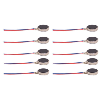 5/10/20 Pcs DC Micro Flat Button Coin Vibratiing Vibrator Motors 1.5V-3V 10*3MM