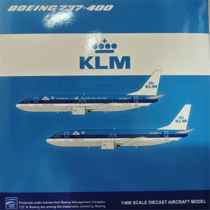 1:400 JC Wings KLM B737-400 PH-BDS Passenger Airplane Diecast Aircraft Model