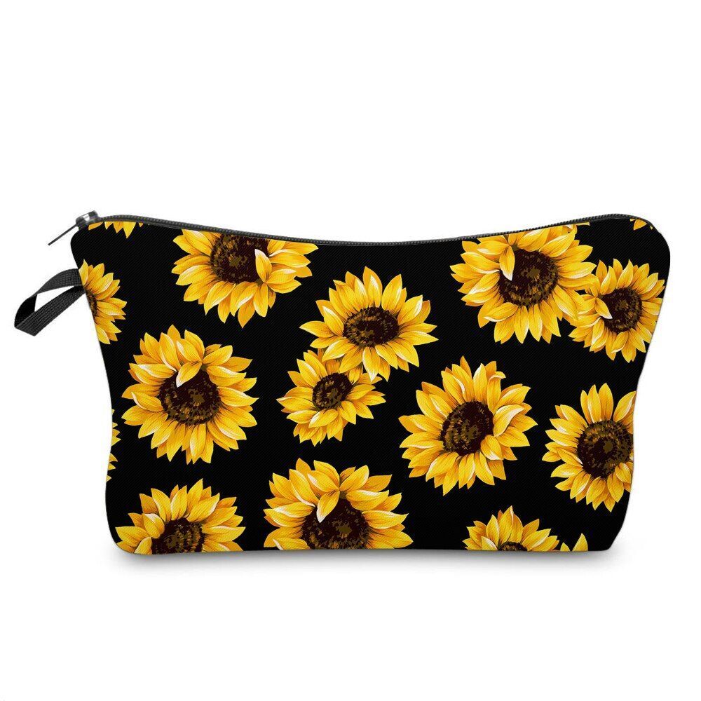 Cosmetic Bag Waterproof Printing Turtle Leaf Toilet Bag Custom Style Traveling