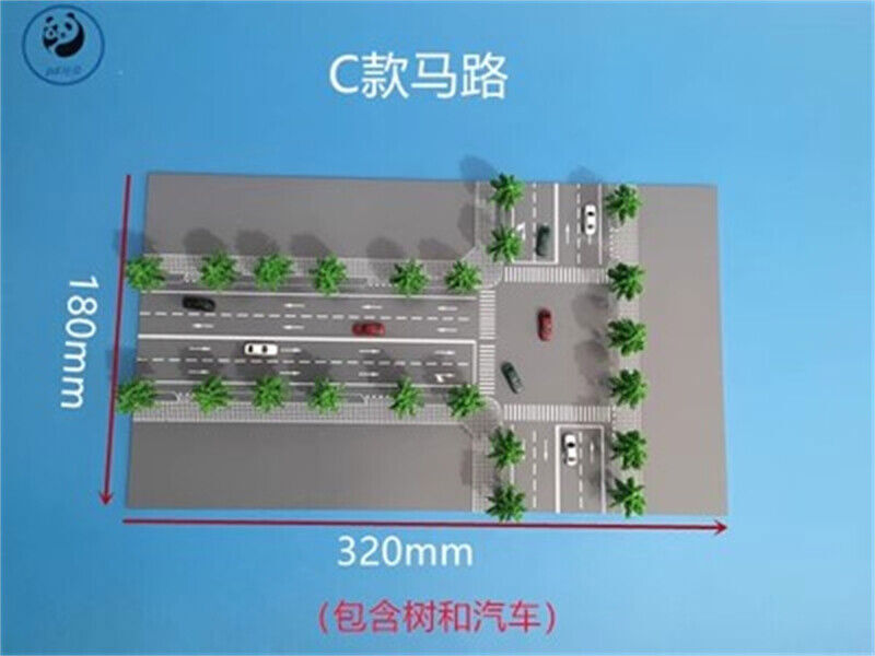 1/300 Scale Railway Station Scene Building City High-Rise Building Model Toy
