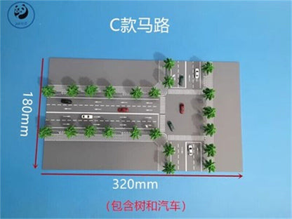 1/300 Scale Railway Station Scene Building City High-Rise Building Model Toy