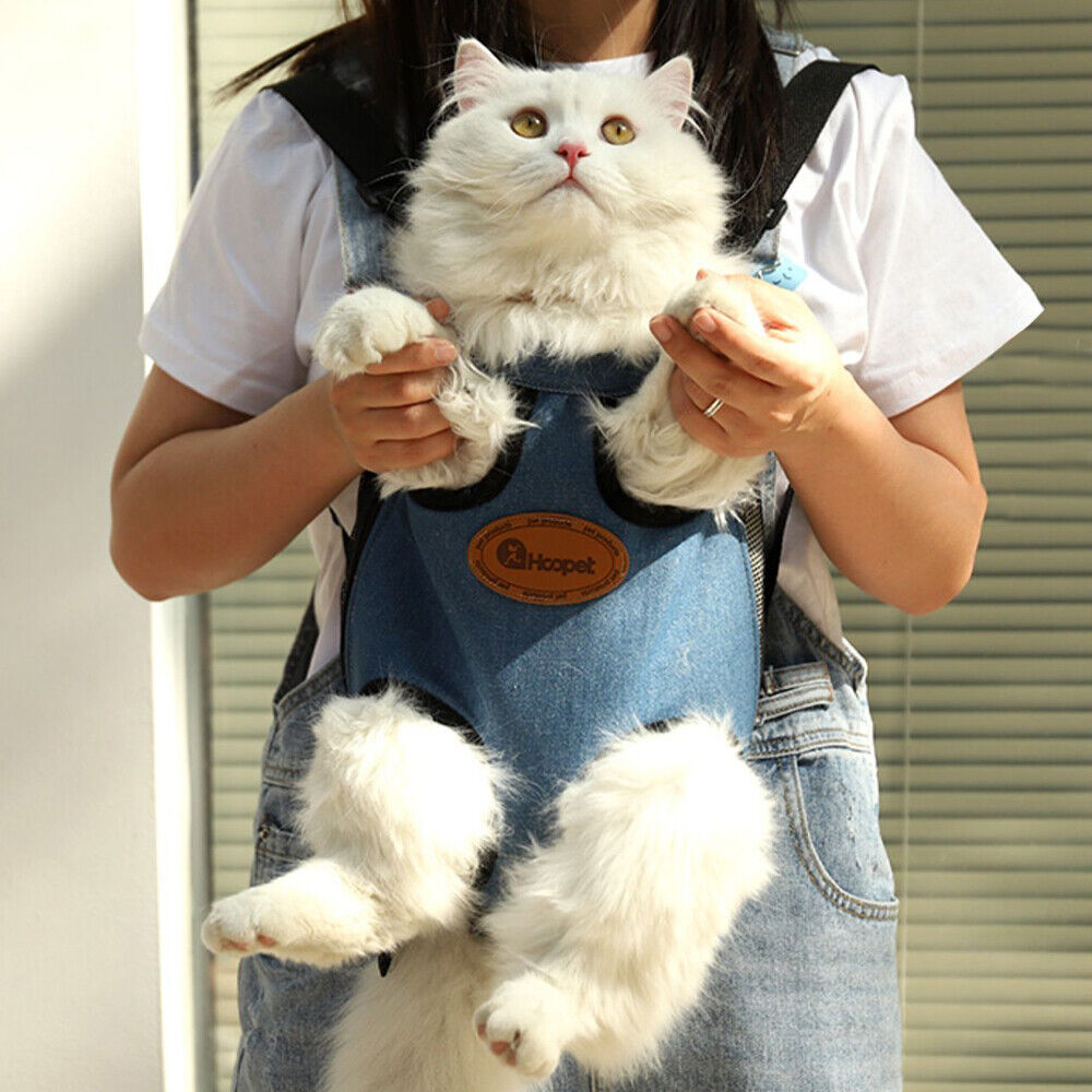 Pet Carrier Backpack Adjustable Pet Front Cat Dog Carrier Travel Bag Legs Out
