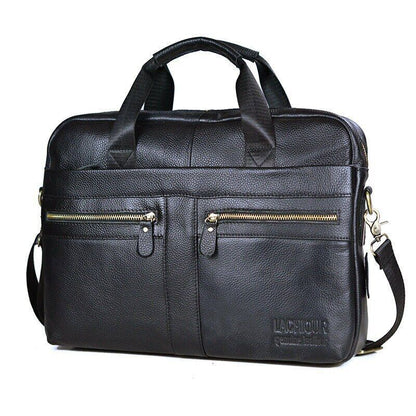 Men Genuine Leather Handbags Leather Travel Bags Men's Crossbody Shoulder Bag