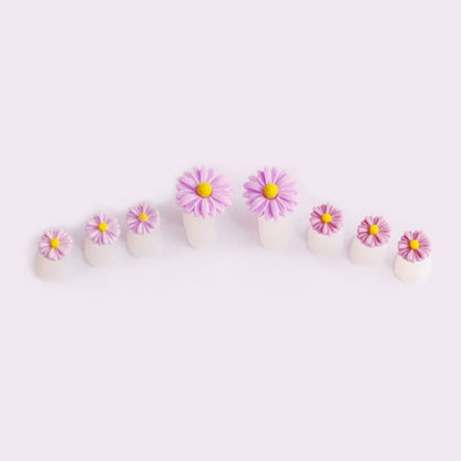 Nail Art Tools 8Pcs Soft Silicone Foot Finger Divider DIY Pedicure Toe Separator