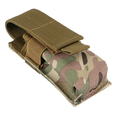 Tactical Molle Flashlight Holder Holster Flashlight Pouch Torch Carry Case B