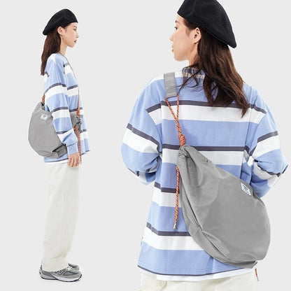 Nylon Big Tote Bag Lightweight Large Handbag Shopping Crossbody Purse 50*12*26CM