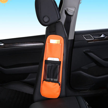 Car Seat Side Mesh Bag Organizer Storage Holder Phone Stowing Pocket Accessories