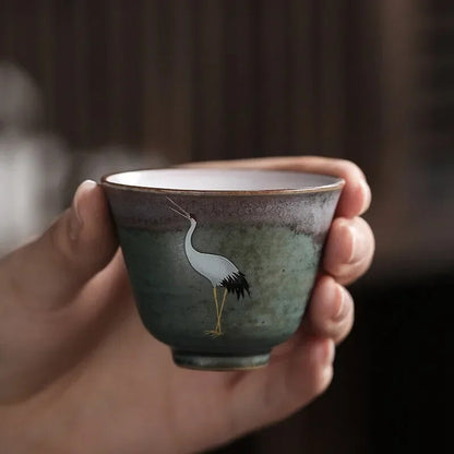 1pc Ceramic Cup Porcelain Personal Single Pottery Tea Cups Tea Set