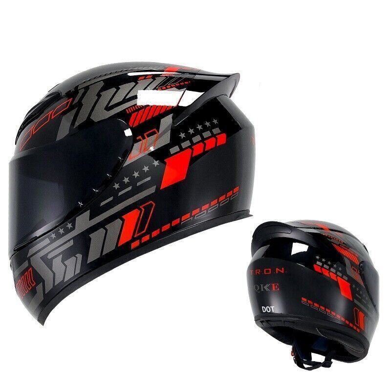 Motorcycle Helmet Full Face Racing Helmet DOT ECE Approved Fashion Riding Helmet