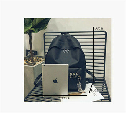 Girl's Polyester Women Backpack Campus School Bag Lady College Rucksack Knapsack