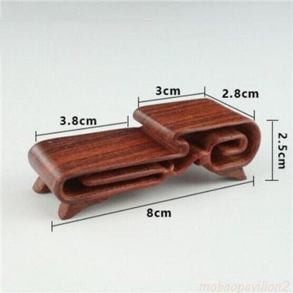 1PC Hard Wood Stand of Netsuke,bottle,Carving Display