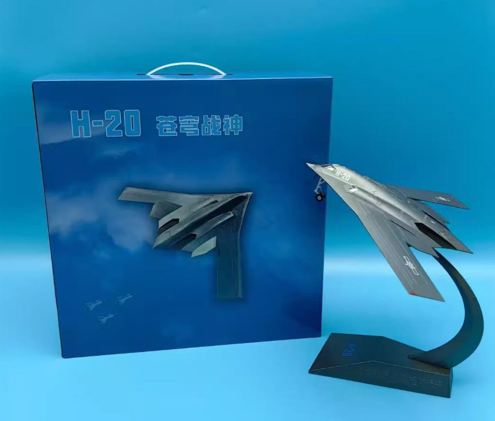 1:160 32CM H-20 Strategic stealth bombers Fighter Plane Diecast Aircraft Model