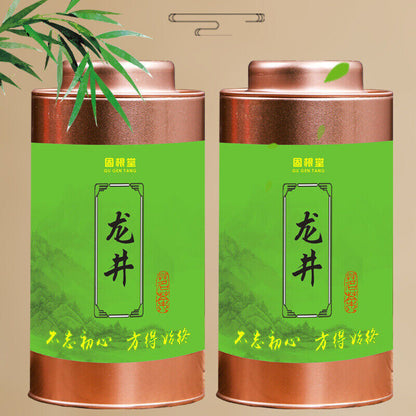 Longjing Green Tea New Tea Loose Canned Ming Qian Strong Fragrant Spring Tea125G