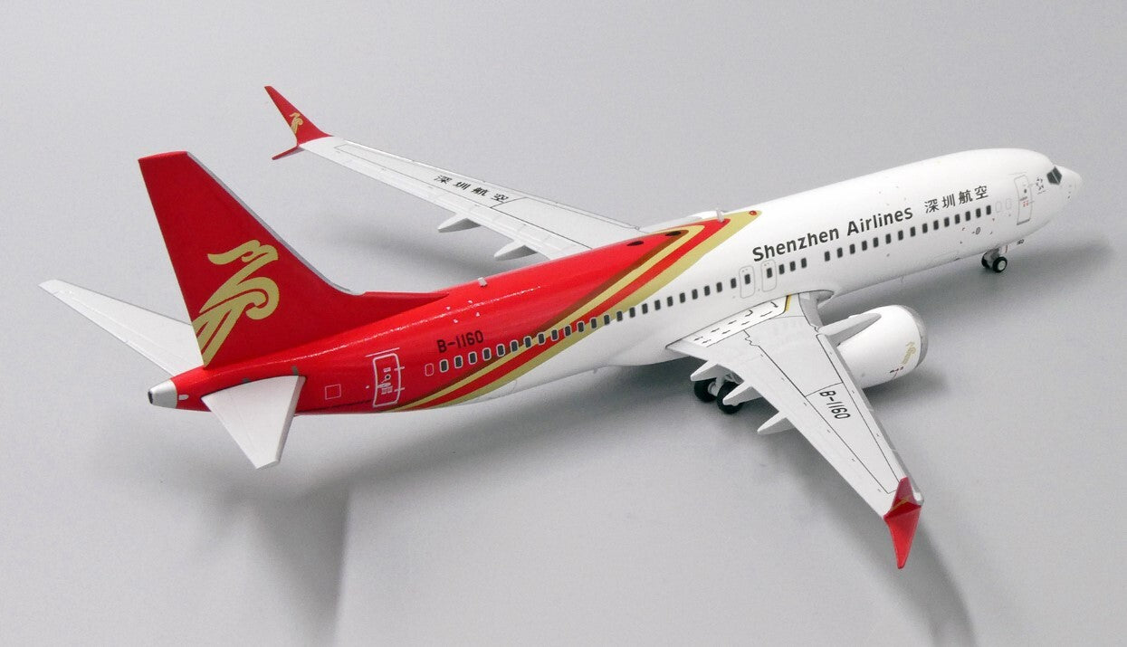 1:200 JC Wings Shenzhen Airlines BOEING B737 Max8 Plane Diecast Aircraft Model
