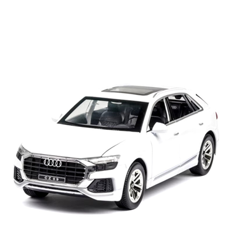1:24 AUDI Q8 SUV Alloy Car Model Diecast Metal Vehicles Car Model High Simulatio